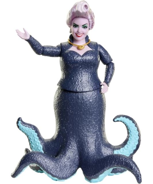 Mattel Disney Malá mořská víla čarodějnice Uršula, HLX12