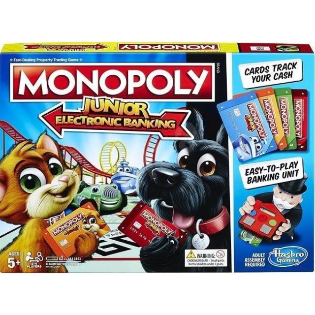 Monopoly Junior Electronic Banking, Hasbro E1842