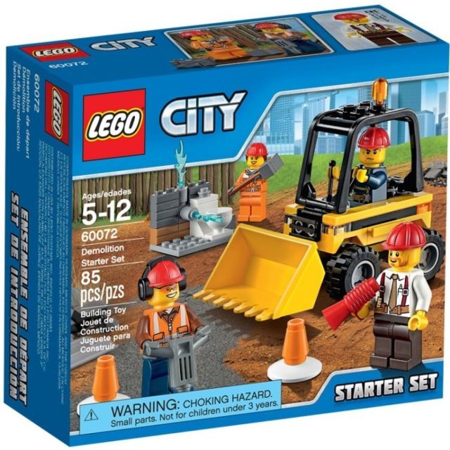 LEGO® CITY 60072 Demoliční práce - startovací sada