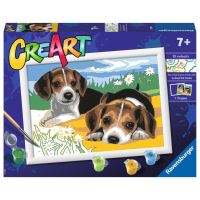 Ravensburger 20192 CreArt Štěňata Jack Russella