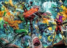 Ravensburger 01346 Puzzle Aquaman zberateľská edícia 1000 dielikov (1)
