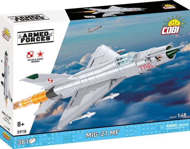 Cobi 5918 MIG-21 MF (Polsko / SSSR), 1:48, 381 k