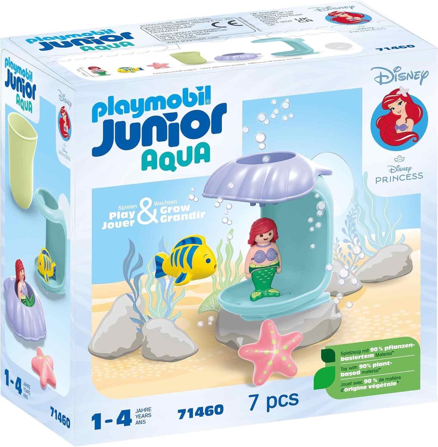 Playmobil 71460 junior & disney: arielina mušlová sprcha