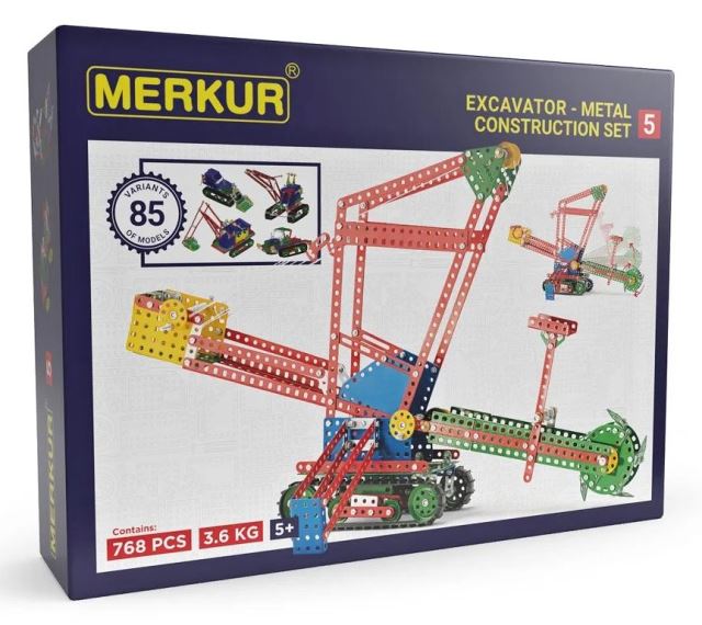 Merkur 5 Big Set - 85 modelů, 768 dílů