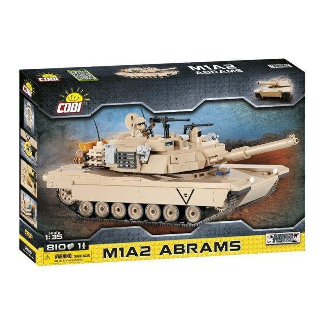 COBI 2619 SMALL ARMY – tank M1A2 Abrams, 1 : 35