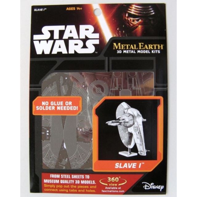 Metal Earth Star Wars Slave I, 3D model