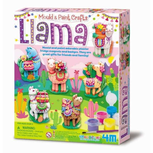 4M Výroba a maľovanie - lama
