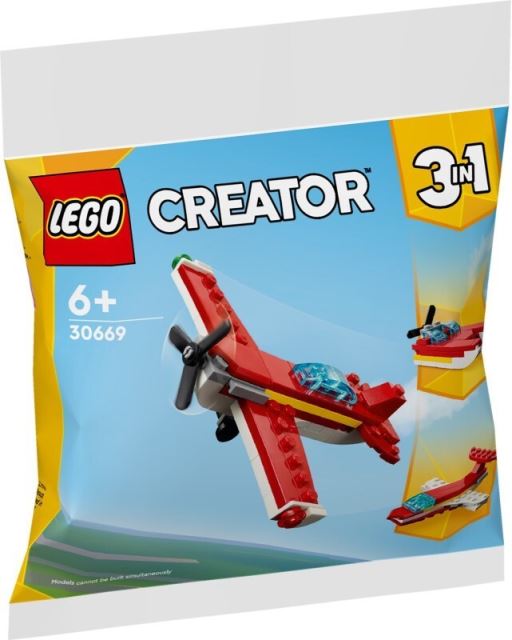LEGO® Creator 30669 Ikonické červené lietadlo