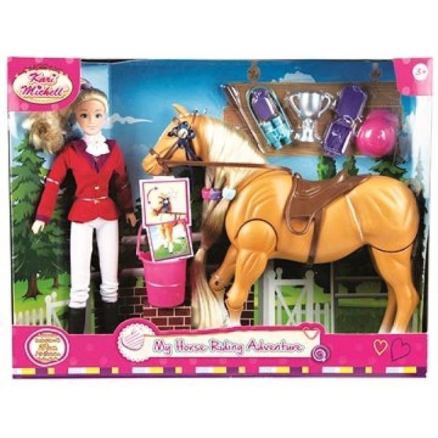 Kari Michell panenka žokejka s koněm