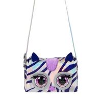 Spin Master PURSE PETS Interaktívna kabelka metalická zebra (4)