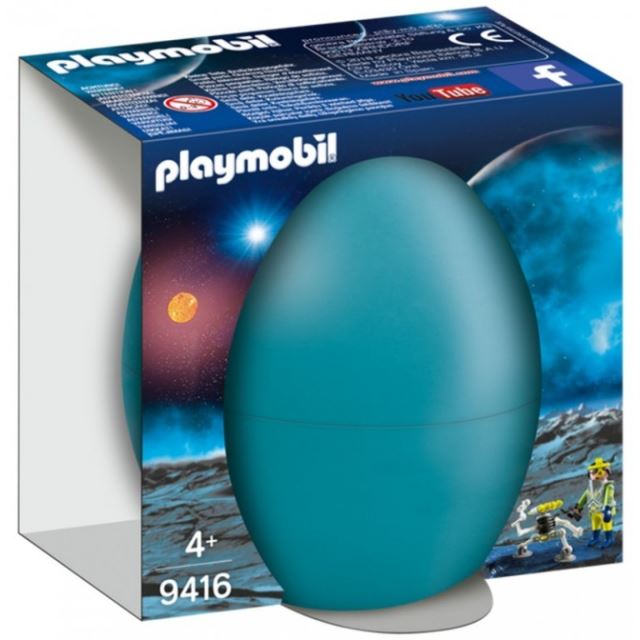 Playmobil 9416 Vesmírný agent s robotem, vajíčko