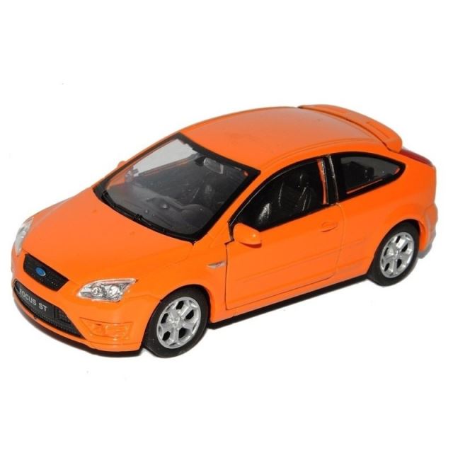 Kovový model 1:34 Ford Focus ST oranžový