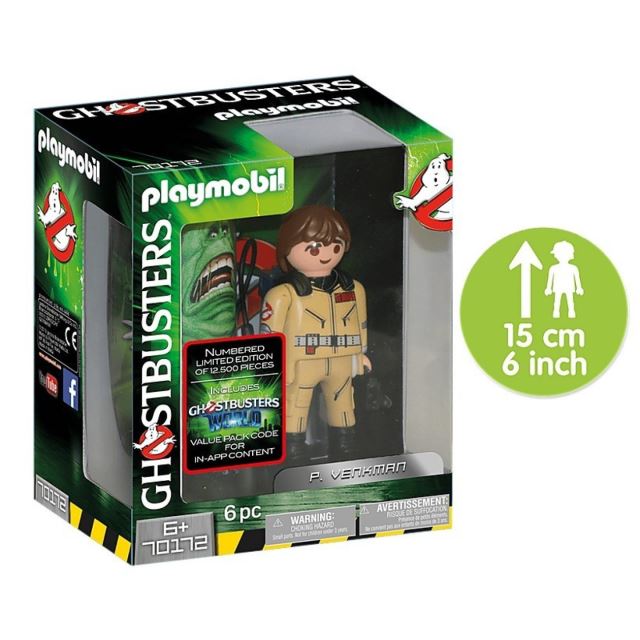 Playmobil 70172 Ghostbusters sběratelská figurka P. Venkman 15cm