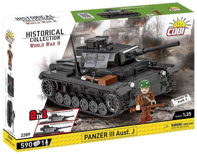 Cobi 2289 Německý střední tank Panzer III Pz. KpfW. Ausf. J 1:35