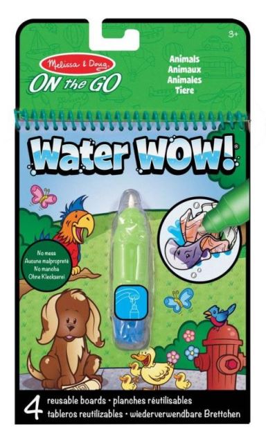 Melissa & Doug WATER WOW Kúzlenie vodou zvieratká
