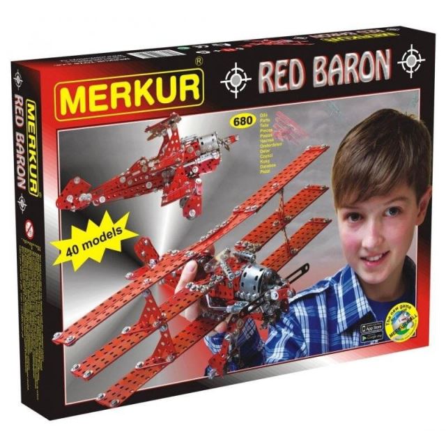 Merkur Red Baron, 40 modelů, 680 dílů