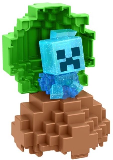 Mattel Minecraft MINI MODE spawnovacie vajíčko s Modrým Creeperom, HXT71