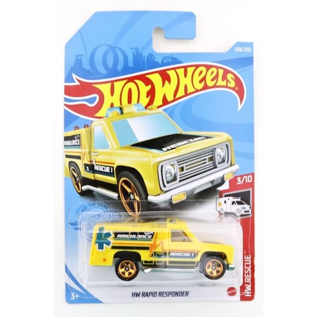 Hot Wheels Kolekce Basic 1:64 HW RAPID RESPONDER, Mattel FYC82