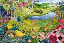 Ravensburger 17513 Drevené puzzle Divoká záhrada 500 dielikov (1)