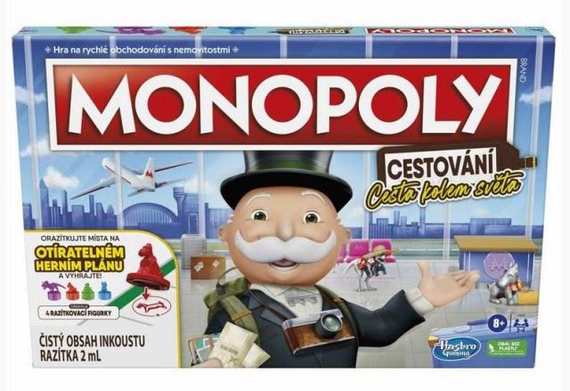Hasbro Monopoly Cesta kolem světa, F4007