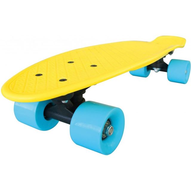 Skateboard FIZZ Street Surfing 55 cm žlutý