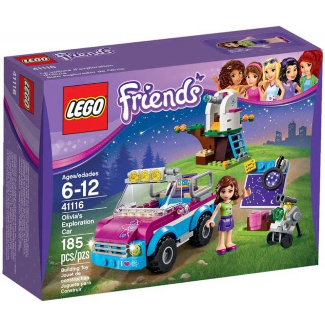 LEGO FRIENDS 41116 Olivie a její průzkumné auto