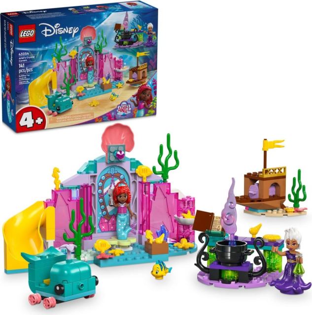 LEGO® Disney 43254 Ariel a jej krištáľová jaskyňa