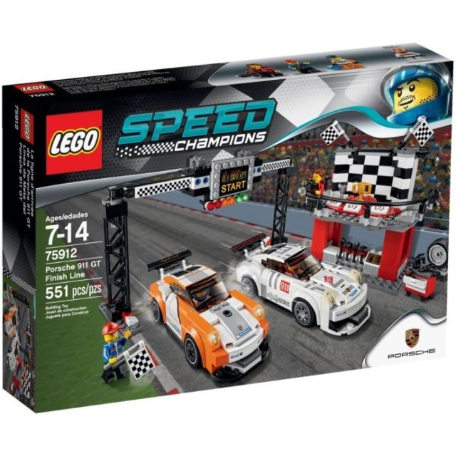 LEGO Speed Champions 75912 Porsche 911 GT v cílové rovince