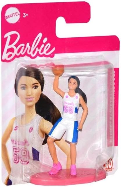 Mattel Barbie® Mikro panenka sportovkyně basketbalistka, HCH19