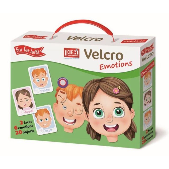 PEXI Velcro skládačky - Emoce (Emotions)