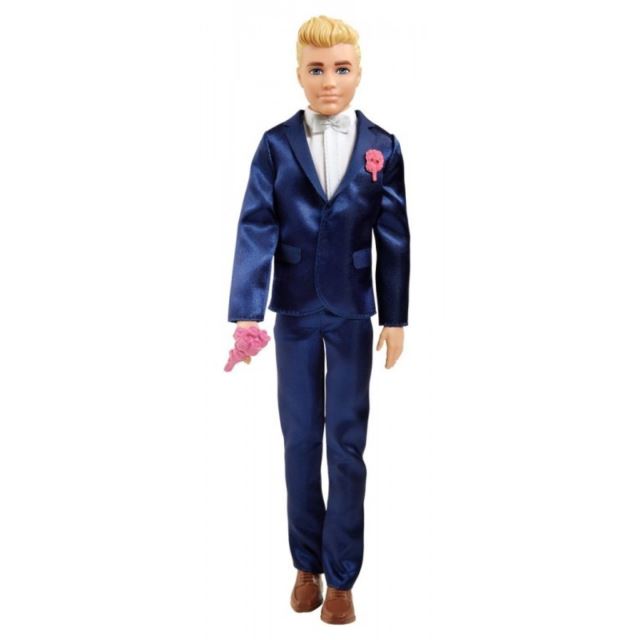 Barbie Ženich v modrém, Mattel GTF36
