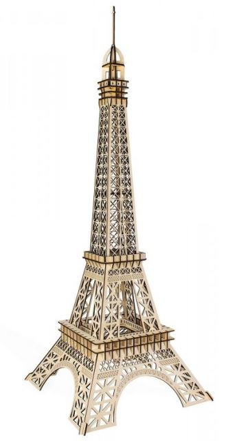 Woodcraft Dřevěné 3D puzzle Eiffelova věž velká