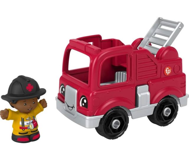 Mattel Fisher Price Little People Červený hasičský automobil, HPX85