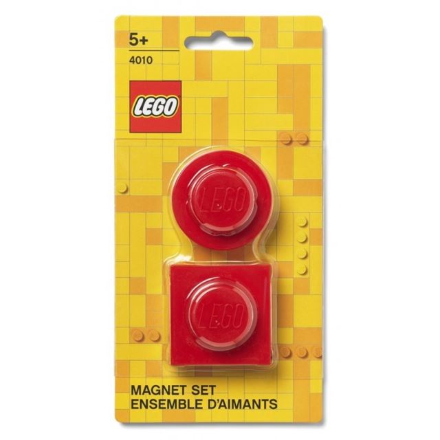 LEGO Iconic magnetky, set 2 ks červené
