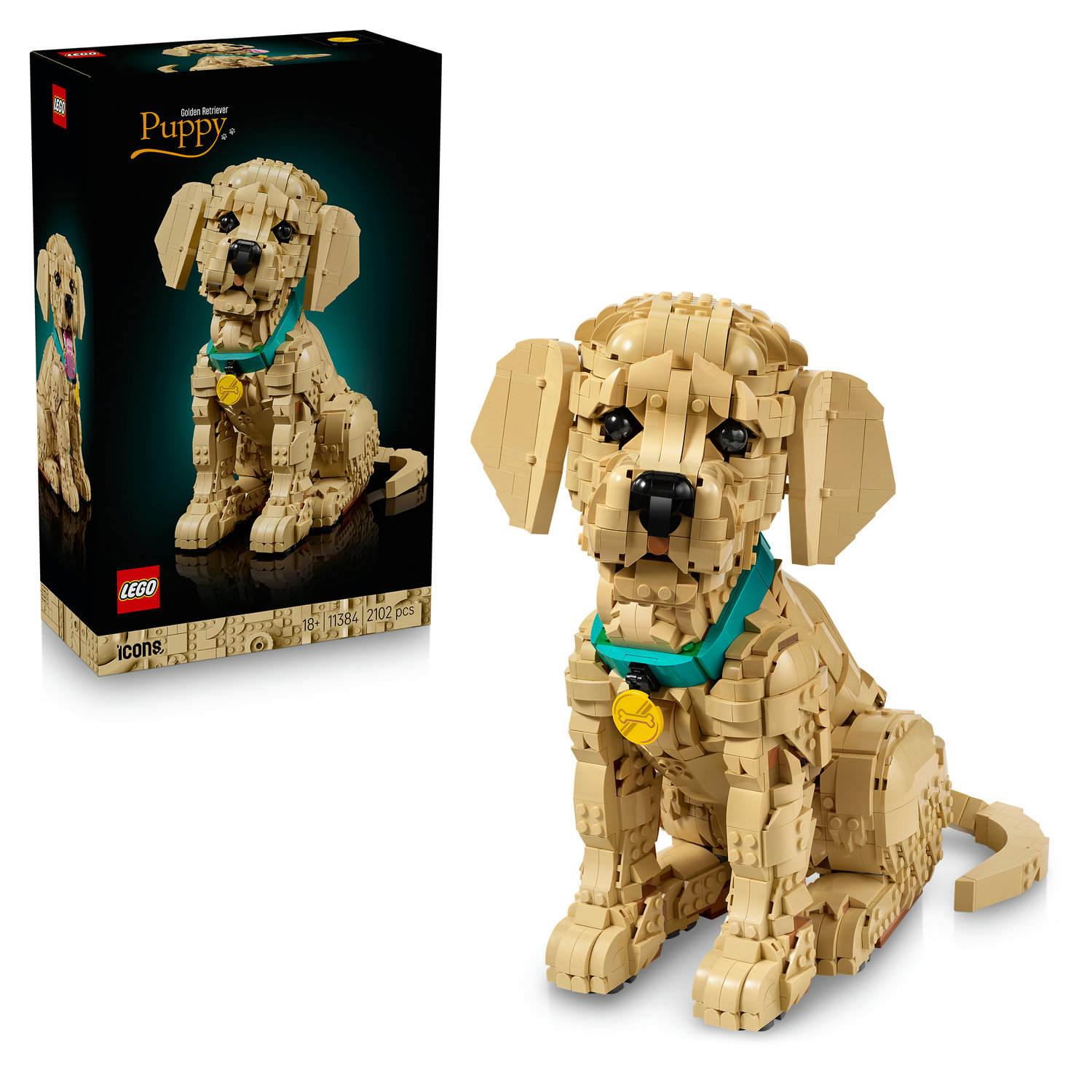 Levně Lego® icons 11384 štěně zlatého retrívra