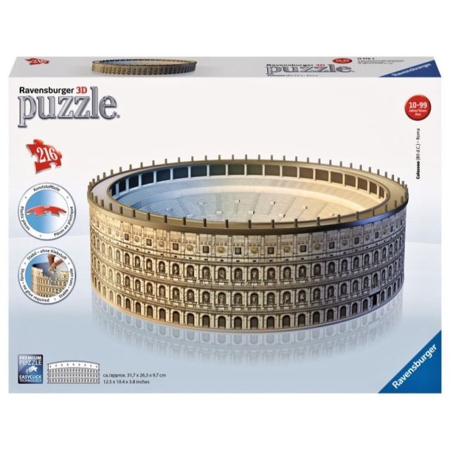 Ravensburger 12578 Puzzle 3D Koloseum 216 dílků