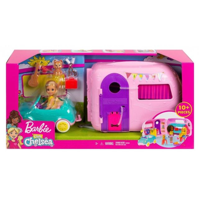 Mattel Barbie Chelsea Karavan herní set, FXG90