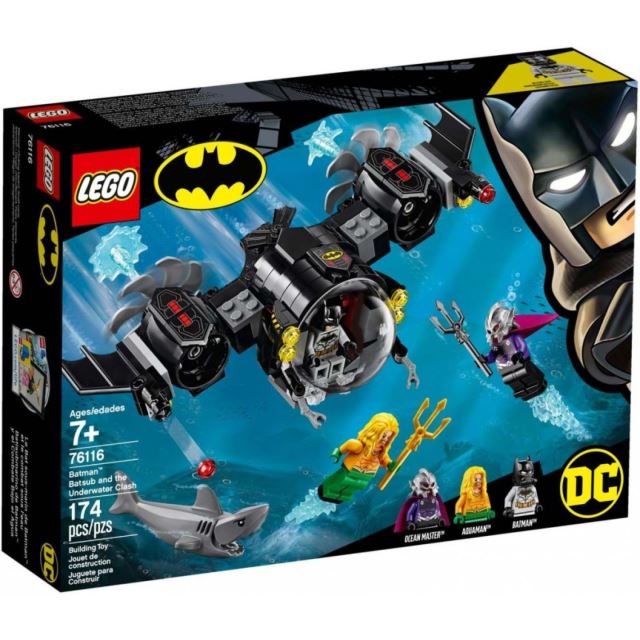 LEGO Super Heroes 76116 Batmanova ponorka a 
střetnutí pod vodou