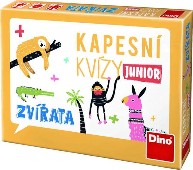 Dino VRECKOVÉ KVÍZY junior – ZVIERATÁ Cestovná hra