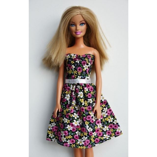 Barbie Vzorované kytičkované