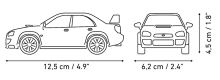 Cobi 24652 Subaru Impreza WRC 2004, 1:35, 206 k, 2 f (4)