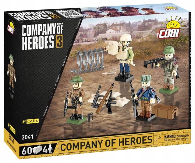 Cobi 3041 3 Figurky s doplňky - Company of Heroes