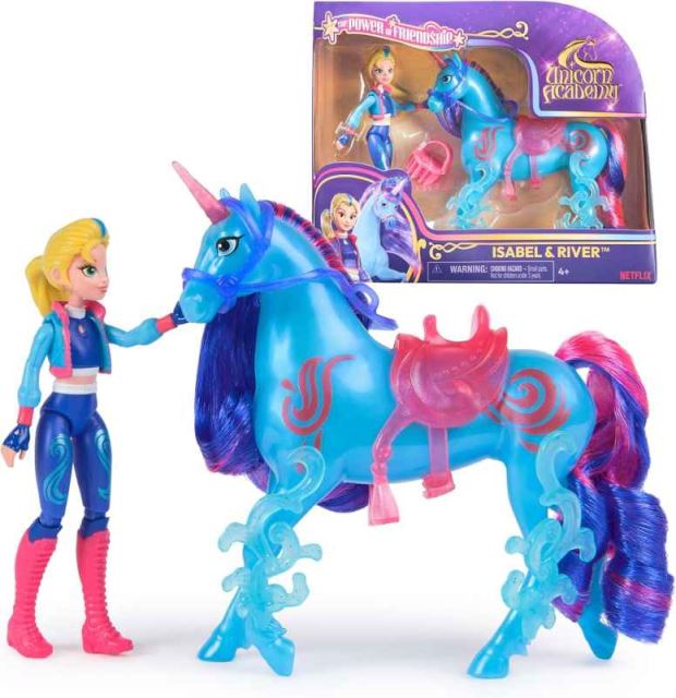 Spin Master Unicorn Academy Figúrky 11 cm Isabel & River ružové zdobenie