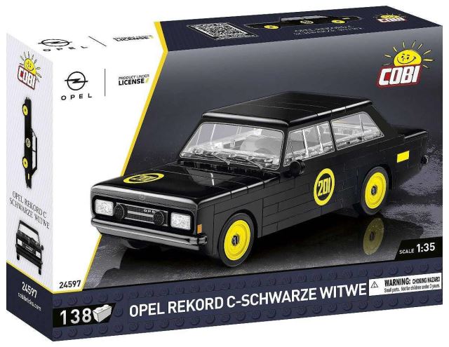 Cobi 24597 Opel Rekord C-Schwarze Witwe