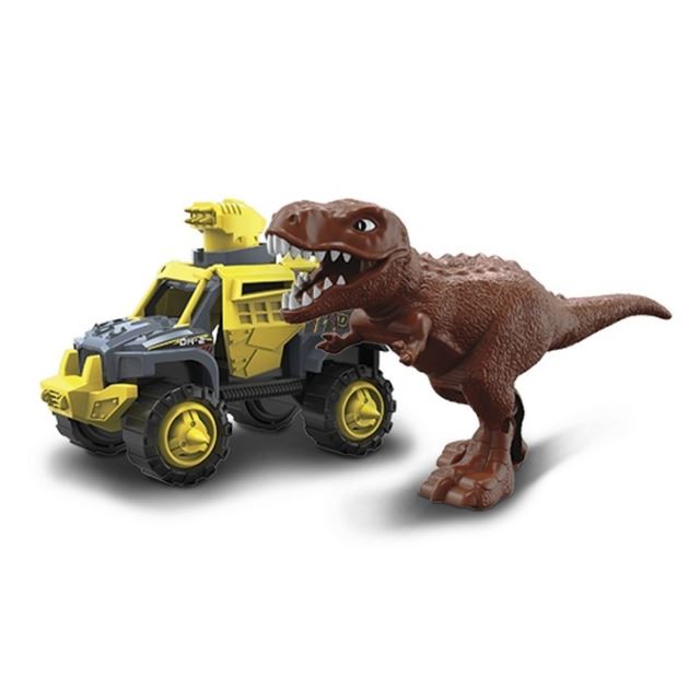 NIKKO Truck a dinosaurus T-Rex hnědý