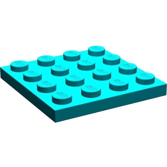 LEGO 3031 Podložka 4x4 Azurová