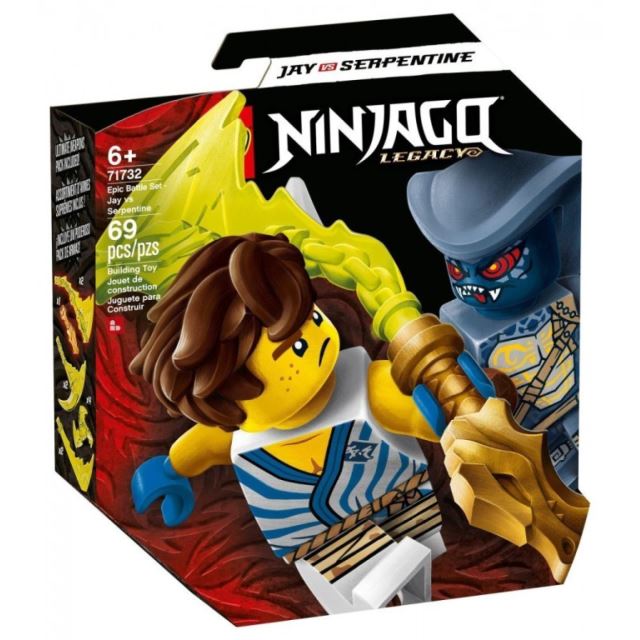 LEGO® NINJAGO® 71732 Epický souboj – Jay vs. Serpentine