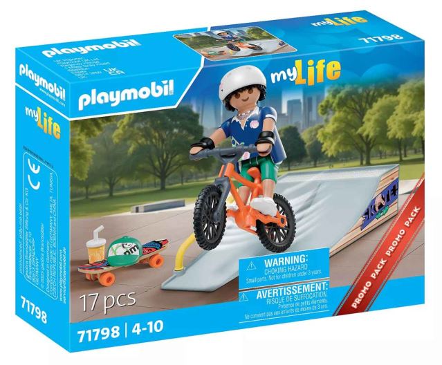 Playmobil 71798 Skateboard s rampou