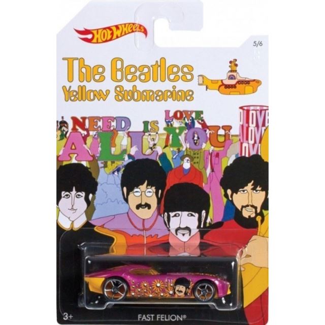 Hot Wheels Angličák The Beatles Fast Felion , Mattel DML75