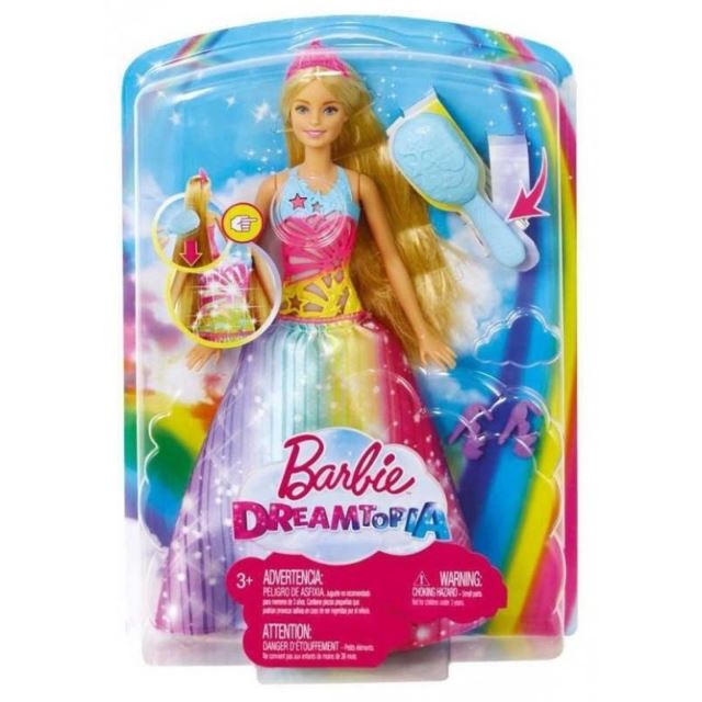 Barbie Magické vlasy běloška, Mattel FRB12